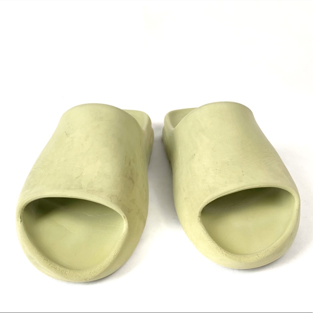 yeezy slides green color